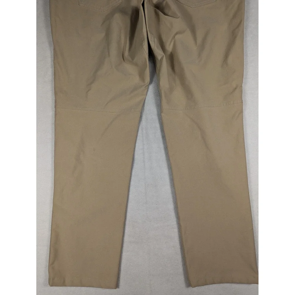 Lululemon ABC Slim-Fit 5-pocket Pant Khaki Tan Mens 44 M5ABOS